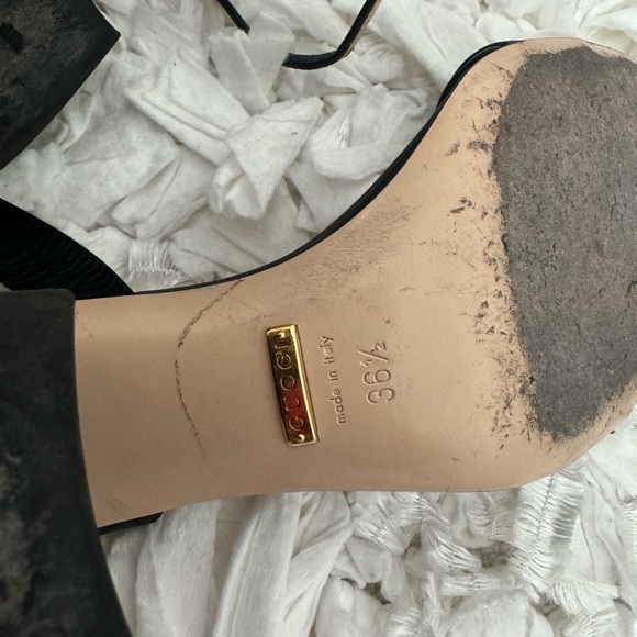 Gucci Marmont High Block Heel Sandals - Picture 4 of 4